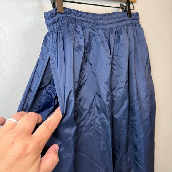 Bobbie Brooks Women's Nylon Elastic Jogger Sweatpants Navy Blue Size Large - Picture 3 of 6